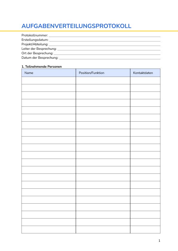 Aufgabenverteilungsprotokoll