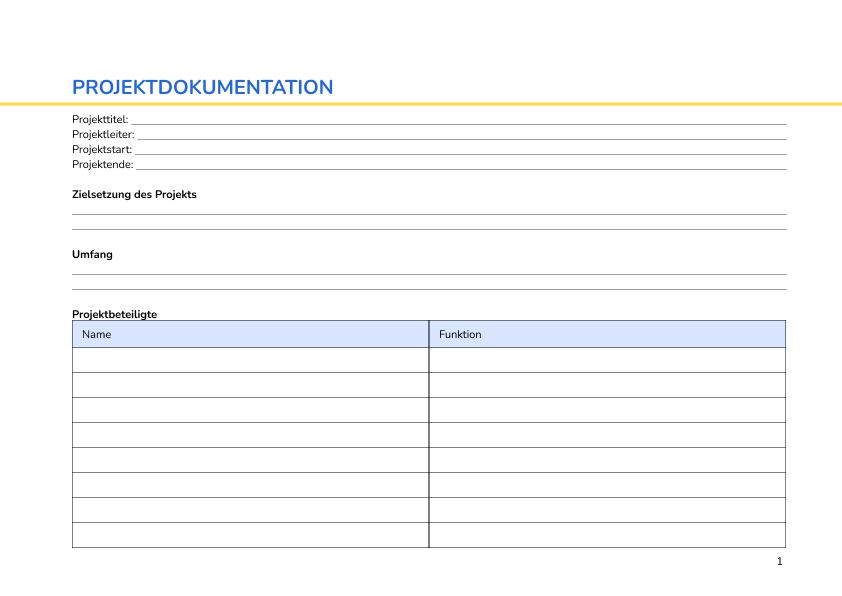 Projektdokumentation